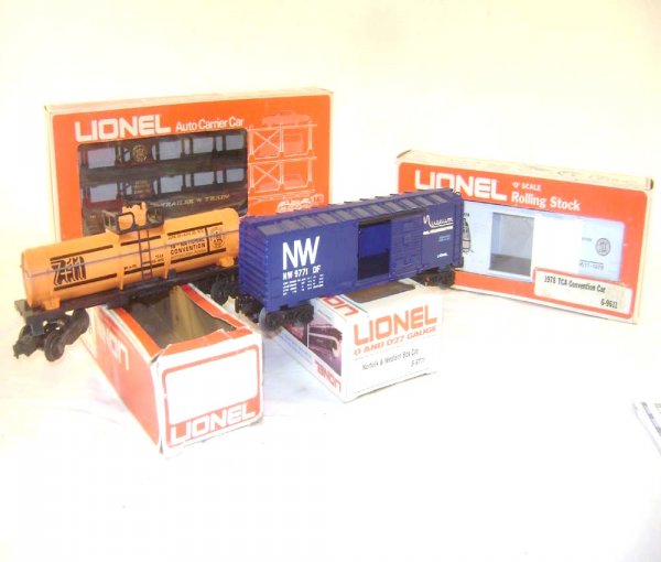 ABT: 4 Lionel TCA Freight Cars/OBs
