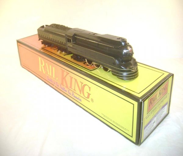 ABT: MTH #30-1118-0 Pennsylvania K-4s Torpedo Stea: Paul V. Ambrose and Drew J. Bauer present: These are the #30-1118-0 Pennsylvania K-4s Torpedo Steam Engine and Tender that MTH made in O Gauge a few years ago. Features Protosmoke and a electronic whi