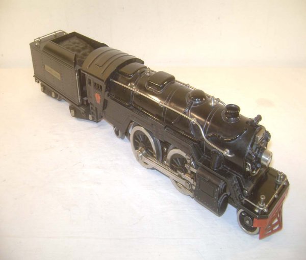 ABT: Lionel #1835E Black Steam Engine & #1835W Whis: Paul V. Ambrose and Drew J. Bauer present: These are the #1835E Black Steam Engine and the #1835W Diecast Tender that Lionel made in Standard Gauge in the 1930s. Nickel Trim; mostly restored with a re