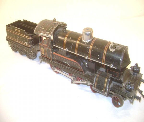 ABT: Rare Bing 1 Gauge 4-4-0 Steam Engine and Tend: Paul V. Ambrose and Drew J. Bauer present: These are the "I=48" 4-4-0 Steam Engine and the #2990 Tender that Bing made in 1 Gauge in the 1920s. Our Opinion is that they are generally in Good Plus Cond