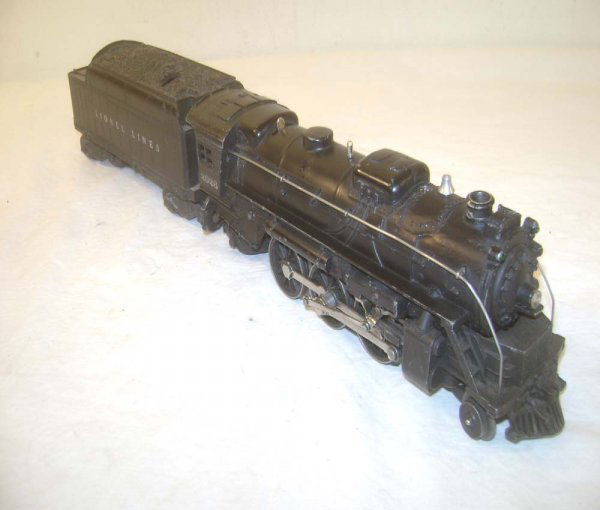 ABT: Lionel 1949 Model #2026 & #2466W Steam Engine: Paul V. Ambrose and Drew J. Bauer present: These are the #2026 Diecast Steam Engine and the #2466W-type unnumbered Whistle Tender that Lionel made circa 1949. Spoked drivers with steel rims and Silver