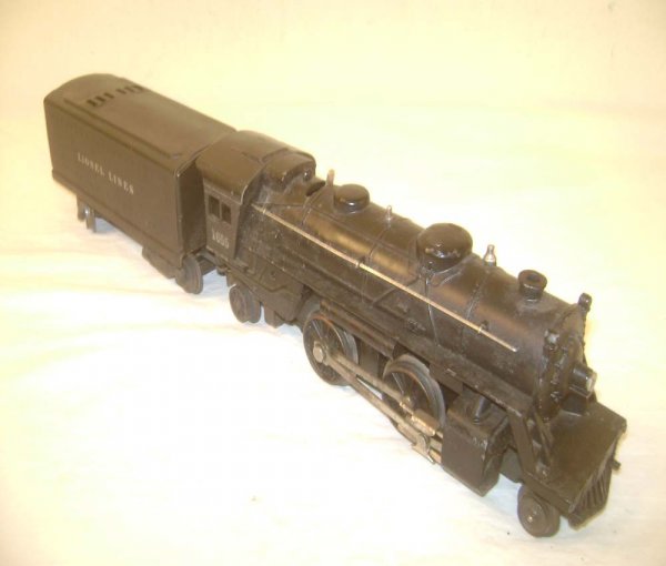 ABT: Lionel #1655/1654W Diecast Steam Engine & Whis: Paul V. Ambrose and Drew J. Bauer present: These are the #1655/6654W Diecast Steam Engine and Sheet Metal Whistle Tender that Lionel made in the later 1940s. Engines with Silver rubber-stamped Cab num