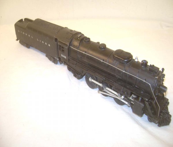 ABT: Lionel #2046 & 2046W Diecast Steam Engine & Wh: Paul V. Ambrose and Drew J. Bauer present: These are the #2046 Diecast Hudson Steam Engine with Smoke, Magnetraction and Headlight and the #2046W Whistle Tender that Lionel made circa 1950. Note: Tend