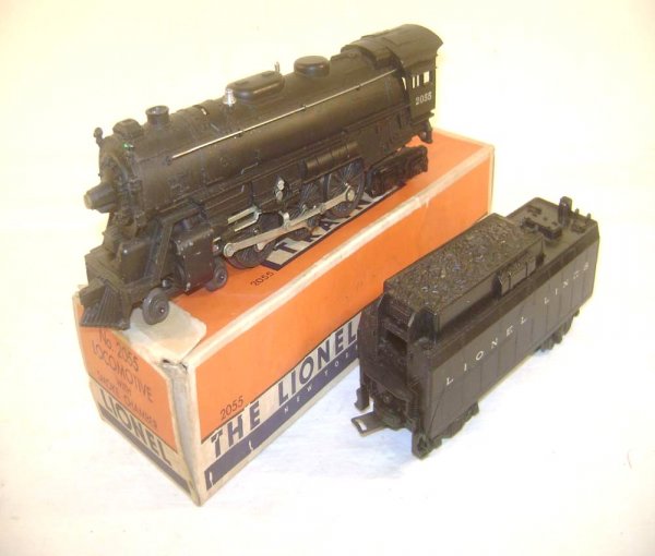 ABT: Lionel #2055 Steam Engine & #6026W Whistle Te: Paul V. Ambrose and Drew J. Bauer present: These are the #2055 Diecast Steam Engine with Smoke, Headlight and Magnetraction and the #6026W Whistle Tender that Lionel made in the middle 1950s. Our Opin