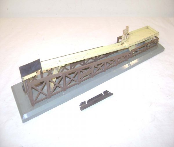 ABT: Lionel #362 Operating Barrel Loader/White Man: Paul V. Ambrose and Drew J. Bauer present: This is the #362 Operating Barrel Loader that Lionel made in the 1950s. Our Opinion is that it is generally in Very Good Condition. No Box. All Original in o