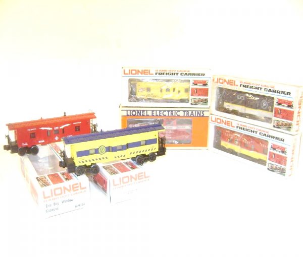 ABT: 6 Lionel Deluxe Cabooses/OBs: Paul V. Ambrose and Drew J. Bauer present: These are six Assorted deluxe Cabooses that Lionel made in the 1980s and 1990s. Included are the #9184 Erie, the #9355 D&H, the #6905 Nickle Plate Road, the 