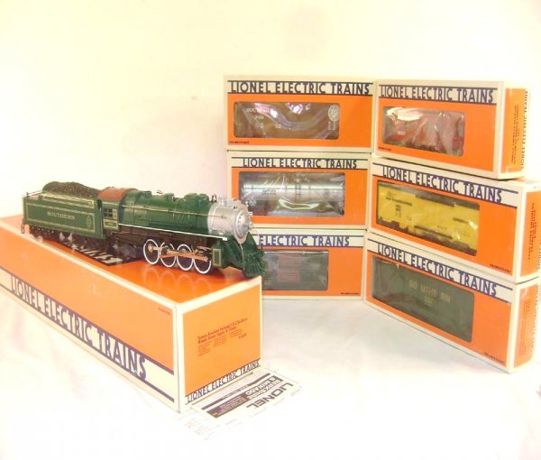 ABT: Lionel #8309 Seven Piece Southern FARR #4 Frei: Paul V. Ambrose and Drew J. Bauer present: This is the Famous American Railroads Series #4 Southern Freight Set that Lionel made circa 1982. This Set includes the #8309 Southern Diecast 2-8-2 Steam En