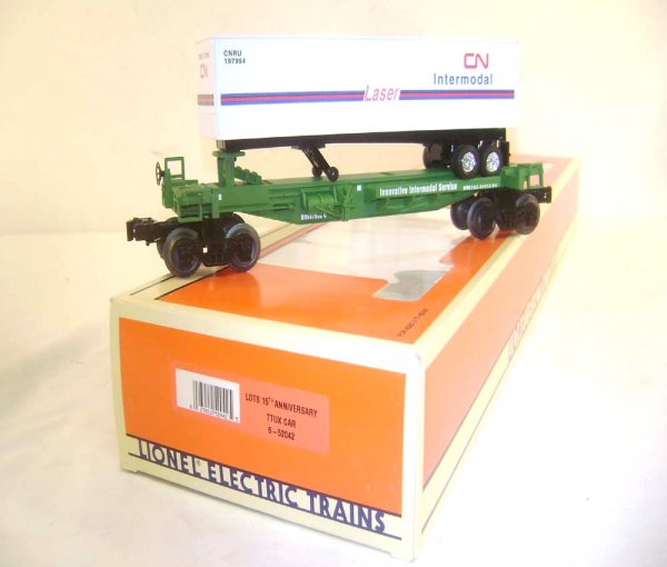 ABT: Lionel #52042 LOTS 15th Anniversary TTUX Car/: Paul V. Ambrose and Drew J. Bauer present: This is the #52042 15th Anniversary TTUX Car that Lionel made for LOTS a few years ago. Our Opinion is it is generally in Like New Condition, no signs of use