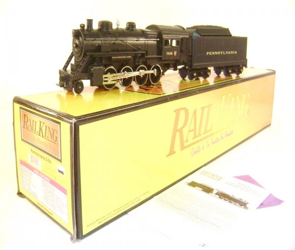 ABT: MTH #30-1159-1 Pennsylvania 2-8-0 Steam Engin: Paul V. Ambrose and Drew J. Bauer present: These are the #30-1159-1 Pennsylvania 2-8-0 Steam Engine and Tender with Protosounds that MTH made in O Gauge a few years ago. Our Opinion is that they are g