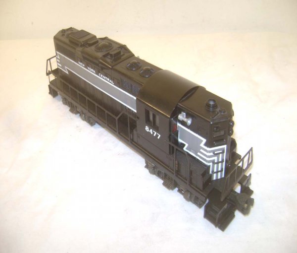 ABT: Lionel #8477 New York Central GP-9 Diesel: Paul V. Ambrose and Drew J. Bauer present: This is the #8477 New York Central GP-9 Diesel that Lionel made in the early 1980s. Our Opinion is that it is generally in Excellent Condition, minor signs o