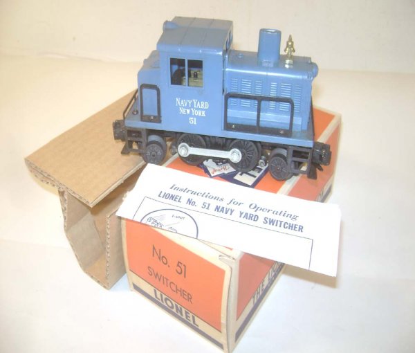 ABT: Lionel #51 US Navy Motorized Switcher/OB+