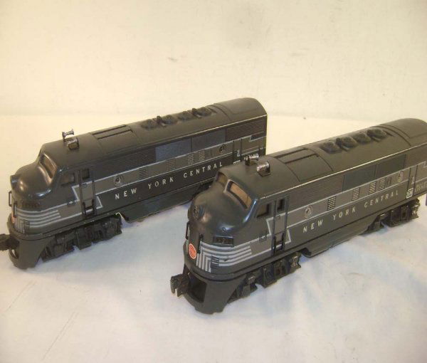 ABT: Lionel #2333 New York Central AA Diesels: Paul V. Ambrose and Drew J. Bauer present: These are the #2333 New York Central AA Diesels with Dual Motors and Horn that Lionel made circa 1949. Our Opinion is that they are generally in Excellent Mi