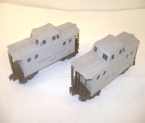 ABT: 2 Lionel #6417-50 Gray Lehigh Valley N5C Cabo: Paul V. Ambrose and Drew J. Bauer present: These are two Grey #6417-50 Lehigh Valley Illuminated N5C Cabooses that Lionel made circa 1954. Note the Caboose is actually numbered "641751". Our Opinion i