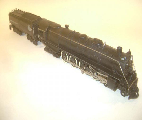 ABT: AF S: #332 Union Pacific Challenger Steam Eng: Paul V. Ambrose and Drew J. Bauer present: These are the #332 Challenger Union Pacific Steam Engine and Tender that American Flyer made in S Gauge in the early 1950s. Our Opinion is that they are gene