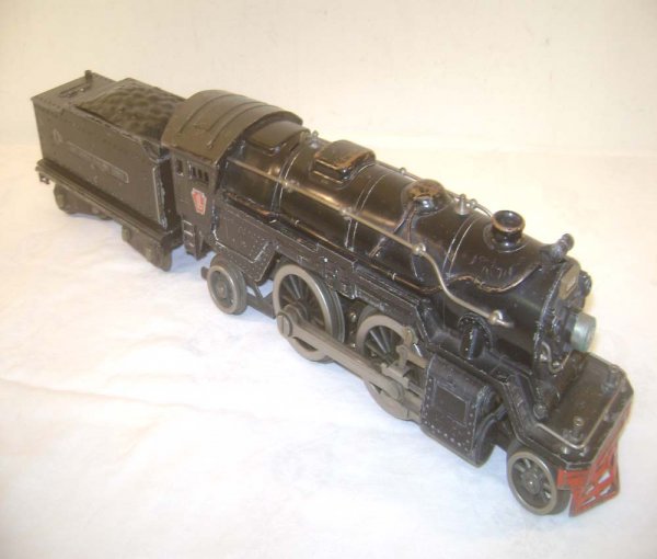 ABT: Lionel #1835E Black Steam Engine & #1835W Whi: Paul V. Ambrose and Drew J. Bauer present: These are the #1835E Black Steam Engine and the #1835W Diecast Tender that Lionel made in Standard Gauge in the 1930s. Nickel Trim. Our Opinion is that they 