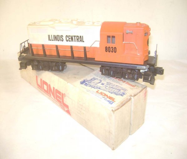 ABT: Great Lionel #8030 Illinois Central GP-9 Dies: Paul V. Ambrose and Drew J. Bauer present: This is the #8030 Illinois Central GP-9 Diesel that Lionel made in the 1970s. Our Opinion is that it is generally in Excellent Condition, typical signs of us