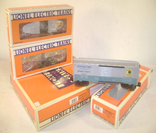 ABT: Mint Lionel #19276 6464 Series V Box Cars/OBs: Paul V. Ambrose and Drew J. Bauer present: These are the #19276 Series V Box Cars that Lionel made in their 6464 Series in the 1990s. This Series includes the #19277 (6464-300) Rutland Box Car, the #1