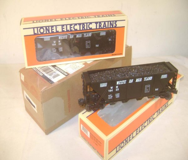 ABT: Mint Lionel #16429 Western & Maryland 2 Pack : Paul V. Ambrose and Drew J. Bauer present: These are the #16429 Western & Maryland Hoppers that Lionel made a few years ago. Contains Hoppers numbered #16422 and #16423. Our Opinion is that they are g
