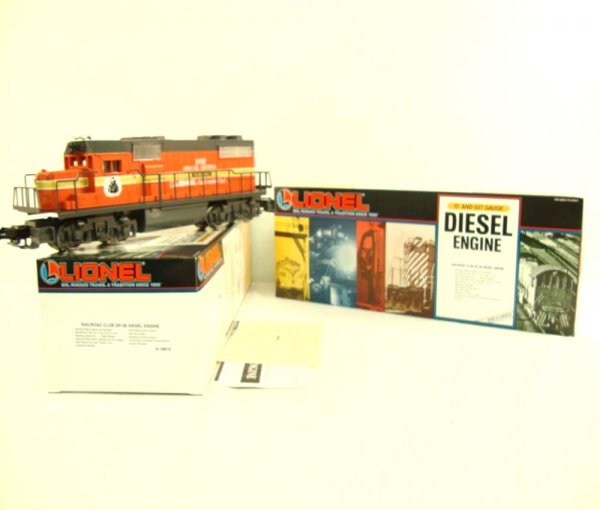ABT: 2 Mint Lionel #18818 Railroad Club Special Ed: Paul V. Ambrose and Drew J. Bauer present: These are two #18818 Special Edition GP-38 Diesels that Lionel made in 1992 as a special item for its Lionel Railroad Club. Features Dual Motors and Horn. Ou