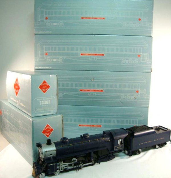 ABT: Rare Aristo Baltimore & Ohio 4-6-2 Pacific 6 Pi: Paul V. Ambrose and Drew J. Bauer present: This is the Six Piece Passenger Set that Aristo Trains made in G Scale in the 1990s. The Original Retail Price was over $1,300.00. Included are the #ART21402
