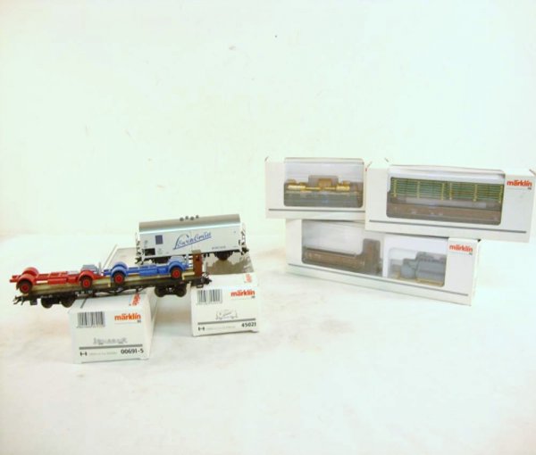ABT: 5 Assorted Marklin HO Rolling Stock Items/OBs: Paul V. Ambrose and Drew J. Bauer present: These are five assorted Rolling Stock items that Marklin made in HO circa the recent past. Included are #00691-5, #45021, #46025, #46364 and #46975. Our Opin