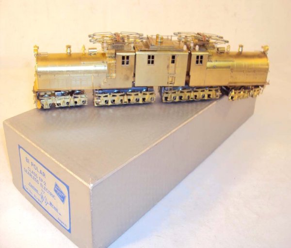 ABT: HO Brass: Custom Brass #EL-300 Class P-2 Milwa: Paul V. Ambrose and Drew J. Bauer present: This is the HO Brass #EL-300 Class P-2 Milwaukee Road Bi-Polar Gearless Electric that Custom Brass made in Japan circa the 1960s. Awesome 6-8-8-6 Engine. Our