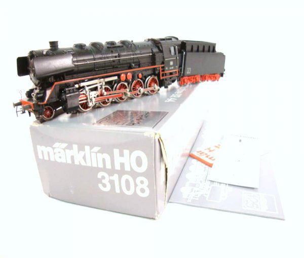 ABT: Great Marklin HO #3108 Engine & Tender/OB: Paul V. Ambrose and Drew J. Bauer present: These are the #3108 2-10-0 Engine and Tender that Marklin made in HO circa the recent past. Our Opinion is that they are generally in Like New Condition. Inc
