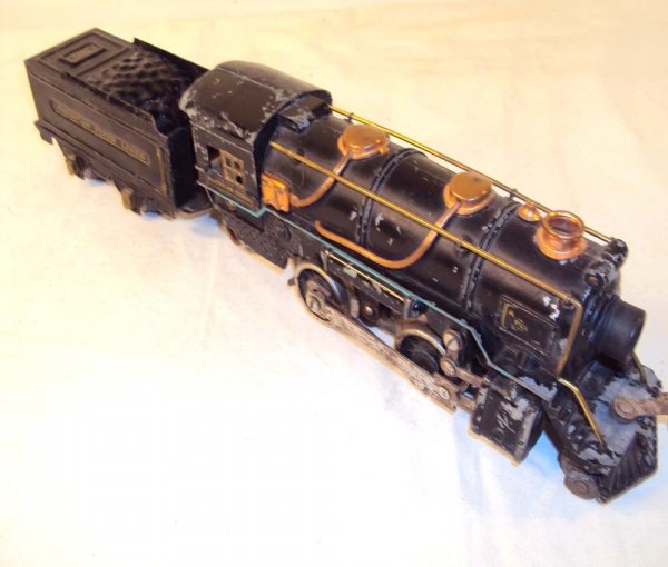ABT: American Flyer O Gauge Steam Engine and Tende: Paul V. Ambrose and Drew J. Bauer present: These are the Steam Engine and Tender that American Flyer made circa the 1930s; not a correct pairing. Please add $16.00 for US-48 Shipping and Insurance.