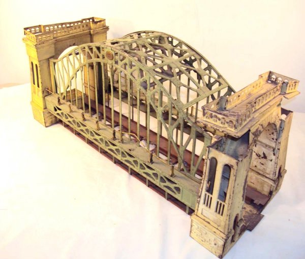 ABT: Lionel #300 Hellgate Bridge: Paul V. Ambrose and Drew J. Bauer present: This is the #300 Hellgate Bridge that Lionel made in Standard Gauge circa the late 1920s. Please add $25.00 for US-48 Shipping and Insurance.