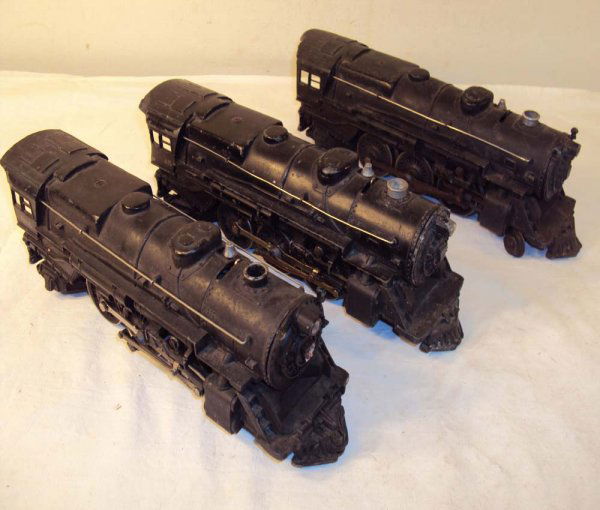 ABT: Lionel #675 & #2025 (2) Steam Engines: Paul V. Ambrose and Drew J. Bauer present: These are the #675 and two #2025 Steam Engines that Lionel made circa 1950. Please add $22.00 for US-48 Shipping and Insurance.