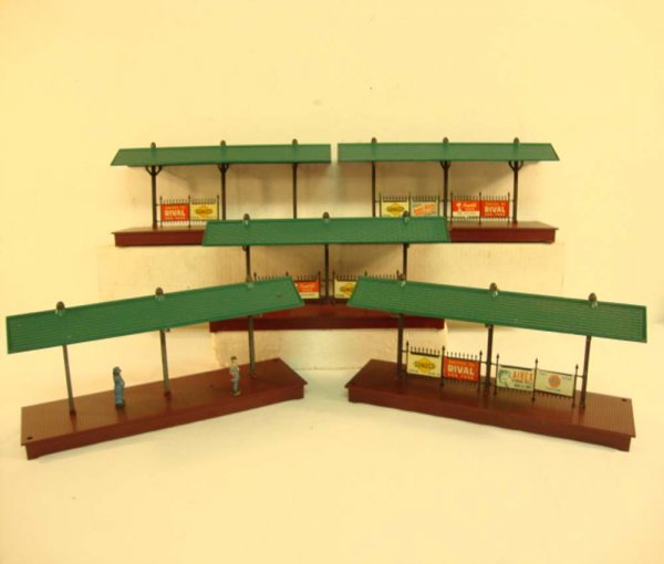 ABT: 5 Lionel #157 Station Platforms: Paul V. Ambrose and Drew J. Bauer present: These are five #157 Station Platforms that Lionel made in the 1950s. Please add $20.00 for US-48 Shipping and Insurance.