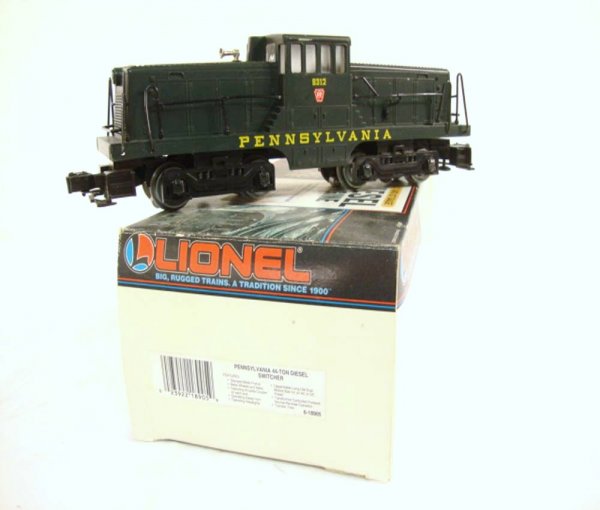 ABT: Lionel #18905 Pennsylvania 44 Ton Switcher/OB: Paul V. Ambrose and Drew J. Bauer present: This is the #18905 Pennsylvania 44 Ton Diesel Switcher that Lionel made a few years ago. Our Opinion is that it is generally in Excellent Condition, some wea