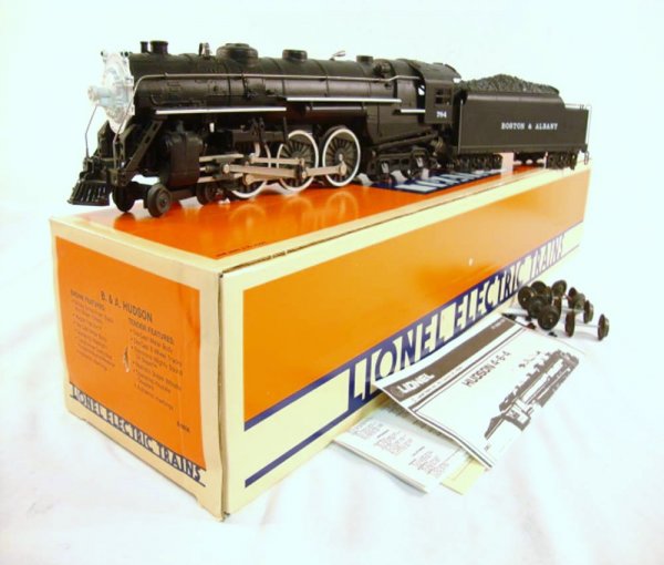 ABT: Great Lionel #8606 Boston & Albany Mail-Order : Paul V. Ambrose and Drew J. Bauer present: These are the special Boston & Albany Mail Order Direct Sale Diecast Hudson Steam Engine and Diecast Tender that Lionel made circa 1985. Features Smoke, Head