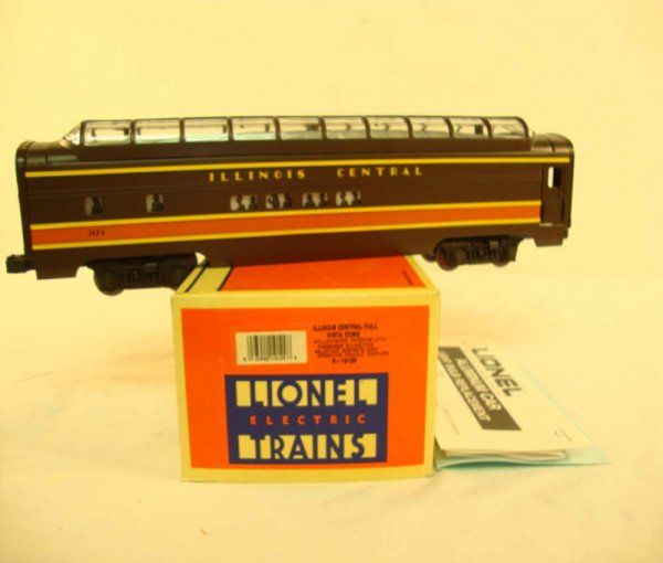 ABT: Lionel #19129 Illinois Central Streamline Full: Paul V. Ambrose and Drew J. Bauer present: This is the #19129 Illinois Central Painted Streamline Full Dome Vista Dome Passenger Car that Lionel made in the 1990s. Our Opinion is that it is generally 