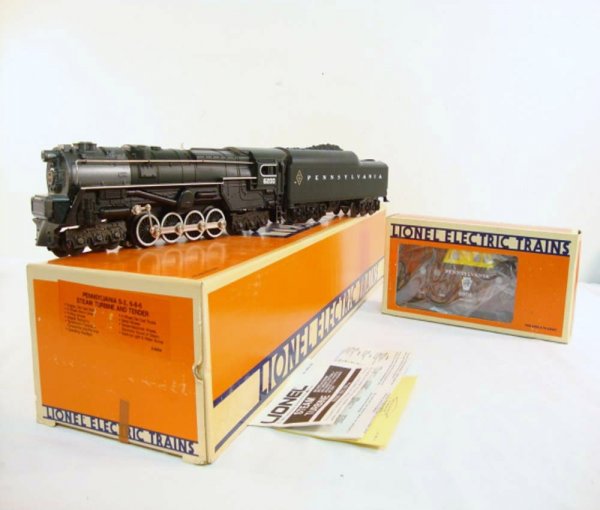 ABT: Lionel #8404 Pennsylvania S-2 FARR#5 Steam Tu: Paul V. Ambrose and Drew J. Bauer present: These are the #8404 Pennsylvania S-2, 6-8-6 Steam Turbine and the Streamline Tender with Magnetraction, Sounds of Steam and Whistle that Lionel made in 1983 