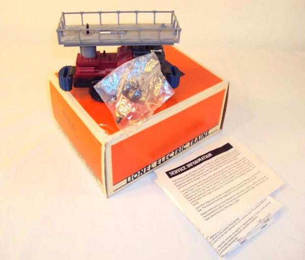 ABT: Mint Lionel #18406 Track Maintenance Unit/OB: Paul V. Ambrose and Drew J. Bauer present: This is the #18406 Motorized Track Maintenance Unit that Lionel made in the 1990s. Our Opinion is that it is generally in Mint Condition, no signs of use oth
