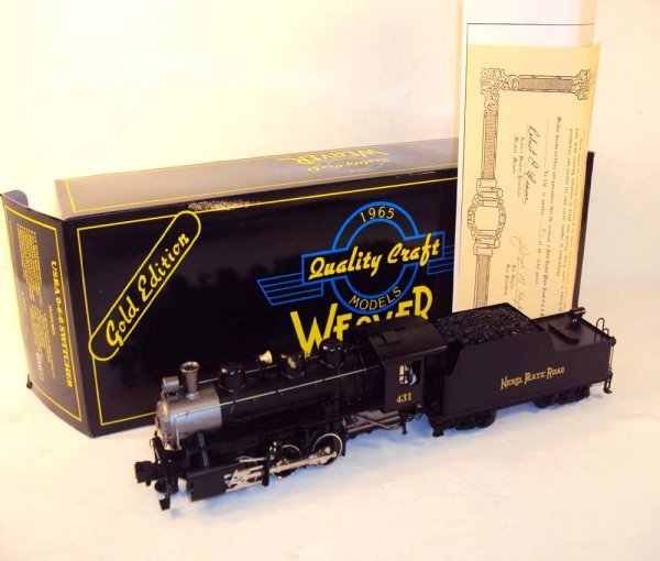 ABT: Weaver #431 Nickle Plate Road USRA 0-6-0 Swit: Paul V. Ambrose and Drew J. Bauer present: These are the #431 Nickle Plate Road USRA 0-6-0 Switcher that Weaver made in O Gauge a few years ago. Our Opinion is that they are generally in Mint Conditio