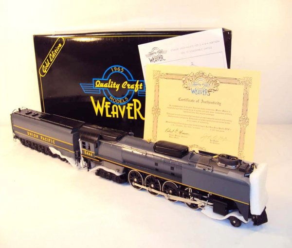 ABT: Mint Weaver #8444 Union Pacific FEF-3 4-8-4 N: Paul V. Ambrose and Drew J. Bauer present: These are the #8444 Union Pacific FEF-3 4-8-4 Northern Engine & Tender that Weaver made in O Gauge a few years ago. Our Opinion is that they are generally in