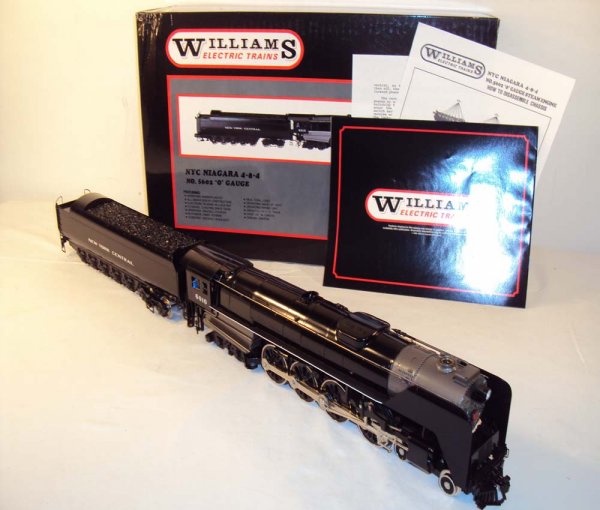ABT: Mint Williams #5602 New York Central Niagara : Paul V. Ambrose and Drew J. Bauer present: These are the #5602 New York Central 4-8-4 Niagara (6010) Steam Engine and Tender that Williams made in O Gauge some years ago. Our Opinion is that they are 