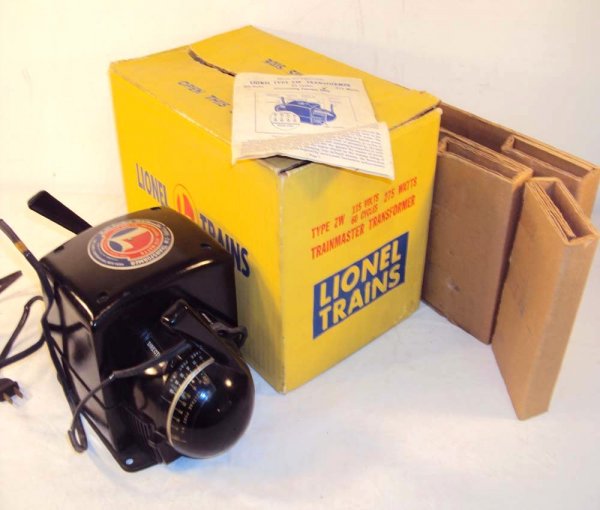 ABT: Lionel #ZW 275 Watts Transformer/Great Yellow: Paul V. Ambrose and Drew J. Bauer present: This is the #ZW 275 Watts Transformer that Lionel made in the later 1950s. Our Opinion is that it is generally in Like New Condition; note the cord is "stiff