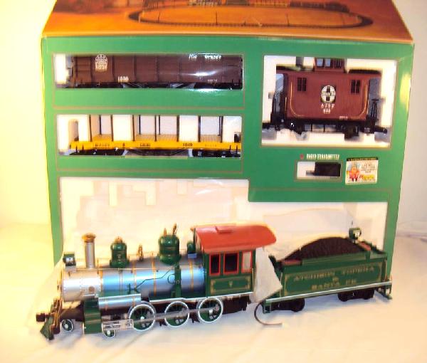 ABT: G Scale: Bachmanns #90-0100 Big Hauler Set/OB: Paul V. Ambrose and Drew J. Bauer present: This is the #90-0100 Big Hauler Set that Bachmanns made in G Scale a few years ago. Our Opinion is that the Set is generally in Mint Condition. A Nice Box, m