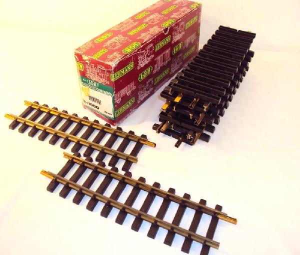 ABT: LGB G Scale: #300MM 1000 Box of Track/OB: Paul V. Ambrose and Drew J. Bauer present: This is the #300MM 1000 Box of Track that LGB made in G Scale a few years ago. Our Opinion is that they are generally in Like New Condition. Look at pictures