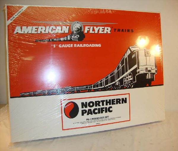 ABT: AF S: Mint/Sealed #49602 Northern Pacific ABA: Paul V. Ambrose and Drew J. Bauer present: This is the #49602 Northern Pacific ABA Passenger Set that Lionel made a few years ago as a remake of the American Flyer S Gauge Set from the 1950s. Our Opin