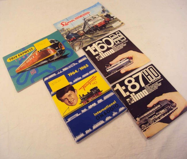 ABT: 5 Nice Italian Language Catalogs: Paul V. Ambrose and Drew J. Bauer present: These are five Italian Language Catalogs from circa the 1960s. Included are three Lima, one Trix Express, and the 1964-64 Fleischmann Catalog. Our Opinion is