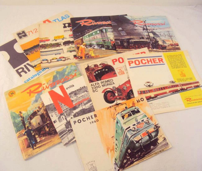 ABT: Nice Group Rivarossi/Pocher Catalogs: Paul V. Ambrose and Drew J. Bauer present: This is a group of Catalogs that were printed by Rivarossi/Pocher of Italy circa the 1960s and early 70s. Great for reference; what you see is what you will 