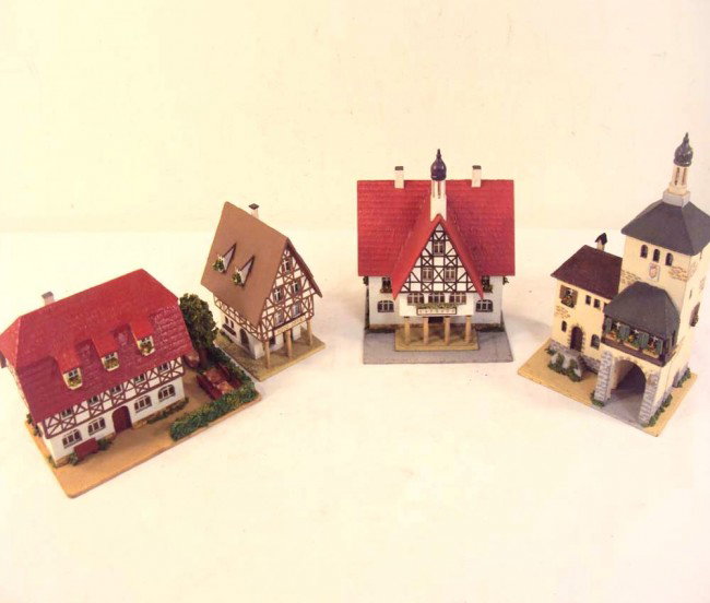 ABT: 4 Amazing RS German-Made HO Layout Buildings: Paul V. Ambrose and Drew J. Bauer present: These are four amazing Buildings that RS of Germany made in HO circa the 1950s. Included are model #s 451, 459, 6455, and 6458; sold thru the noted Stuttgart