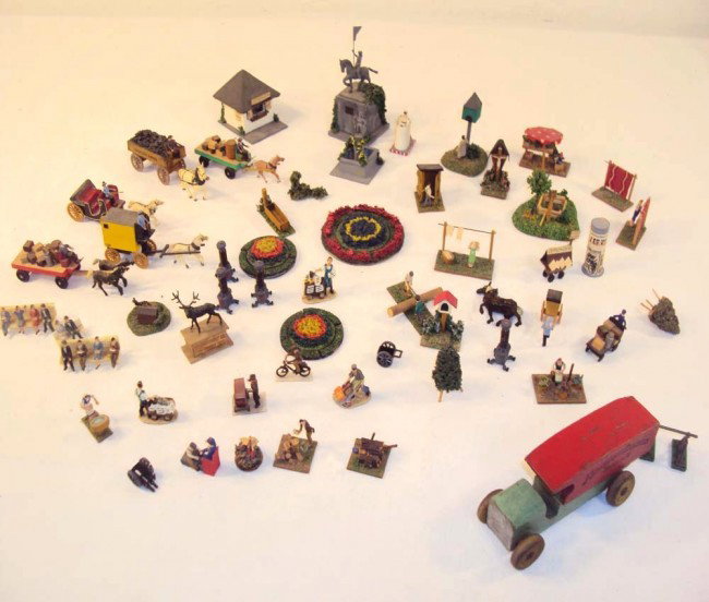 ABT: Great Assortment German-Made HO Figures & Mis: Paul V. Ambrose and Drew J. Bauer present: This is an assortment of Figures and Miscellany that Preiser and other German-makers made in HO circa the 1960s. What you see is what you will receive. Our O