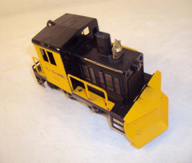 ABT: Lionel #53 Rio Grande Motorized Snowplow: Paul V. Ambrose and Drew J. Bauer present: This is the #53 Denver & Rio Grande Snowplow that Lionel made in the later 1950s. Backwards "a" variation with a broken window strut. Our Opinion is that it 