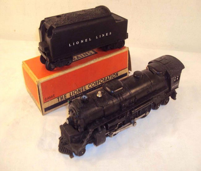 ABT: Lionel 1952 Model #2026 & #6466T Steam Engine: Paul V. Ambrose and Drew J. Bauer present: These are the #2026 Diecast Steam Engine and the #6466T Tender that Lionel made circa 1952. Late version of the Engine with spoked-drivers. Our Opinion is th