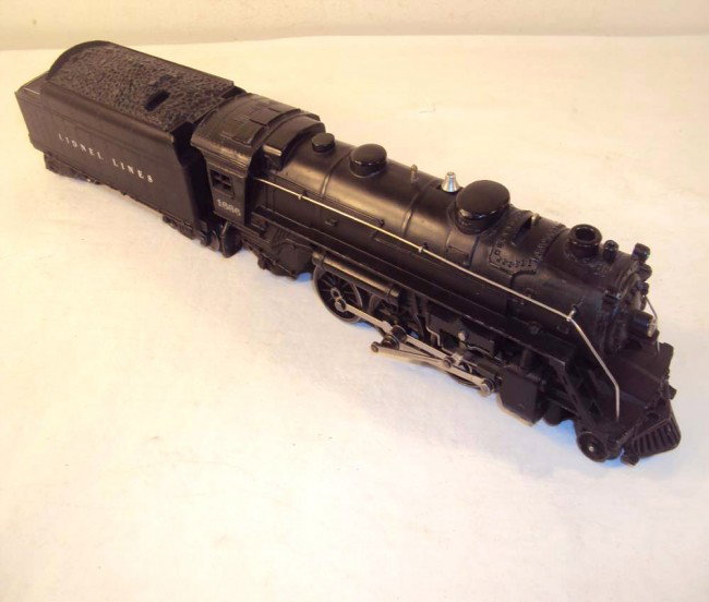 ABT: Scarce Lionel Rubber-Stamped #1666 Steam Engi: Paul V. Ambrose and Drew J. Bauer present: These are a #1666 Black Diecast Steam Engine and #6466W Black Whistle Tender that Lionel made circa 1948. Engine with late production Silver rubber-stamped C
